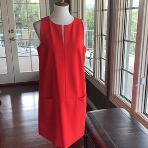 Antonio Melani Red/orange Sleeveless Dress, Size 12